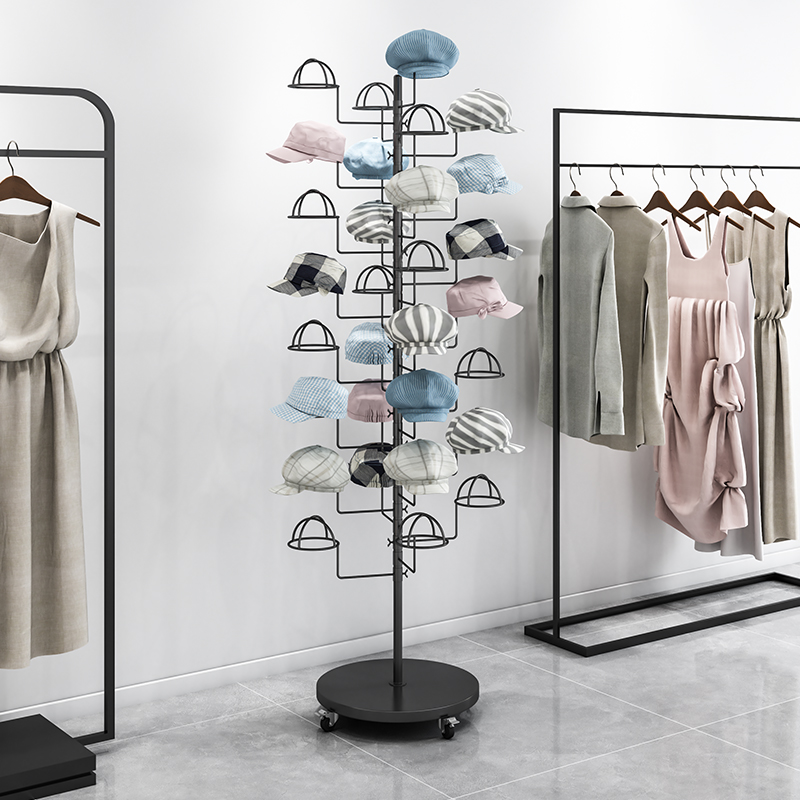 Baby Clothing Display Stand - Hat display stand Floor-to-ceiling women's clothing