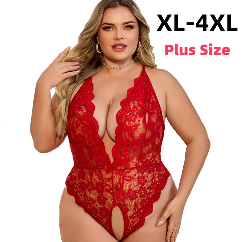 XL-4XL Crotchless Lace Bodysui - огляд і ціна Baby Clothing Night