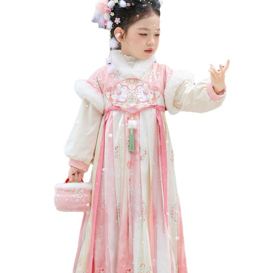 2025 Girls Fairy Hanfu Childre - огляд і ціна Baby Clothing Winter