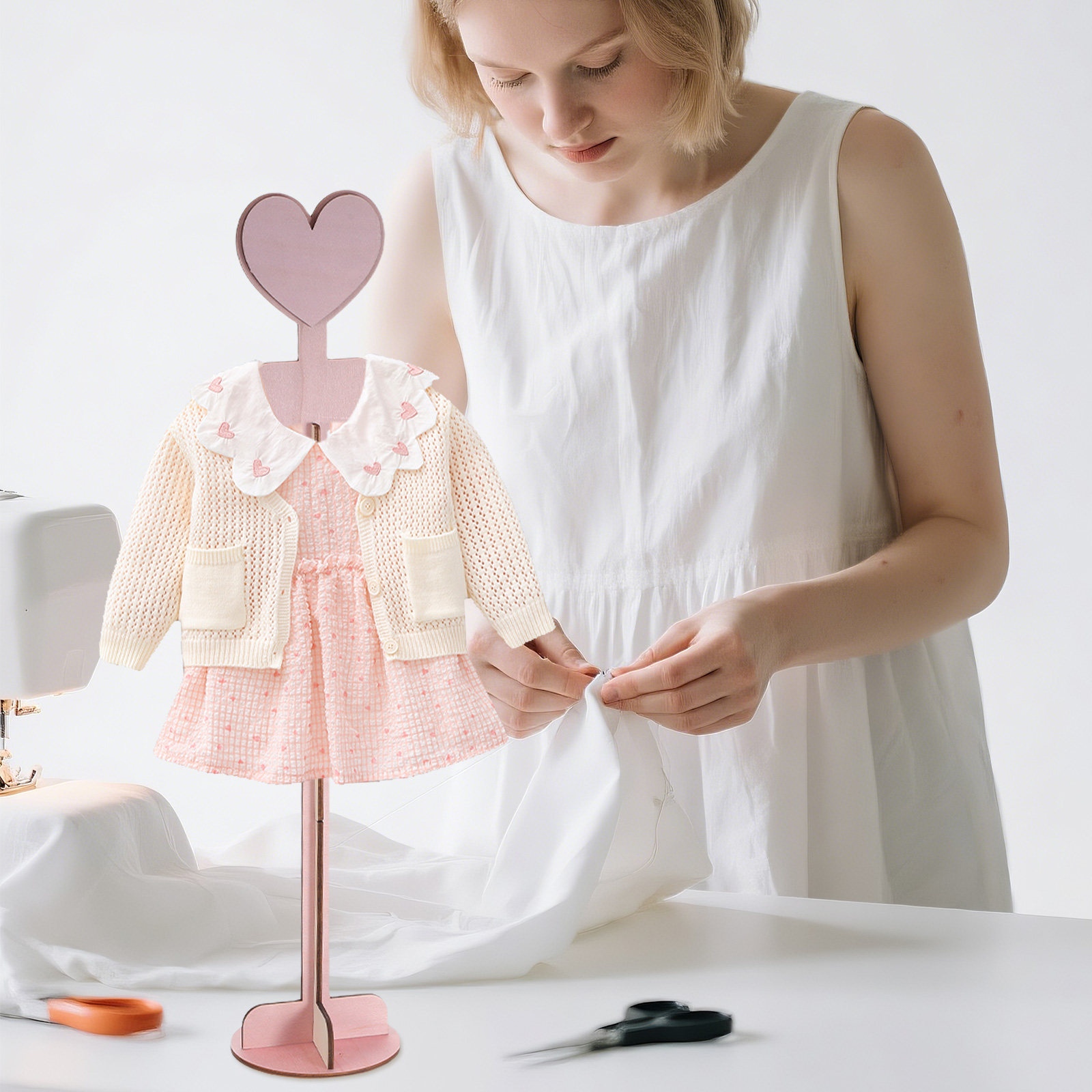 Wooden Baby Clothes Display St - огляд і ціна Baby Clothing Display Stand