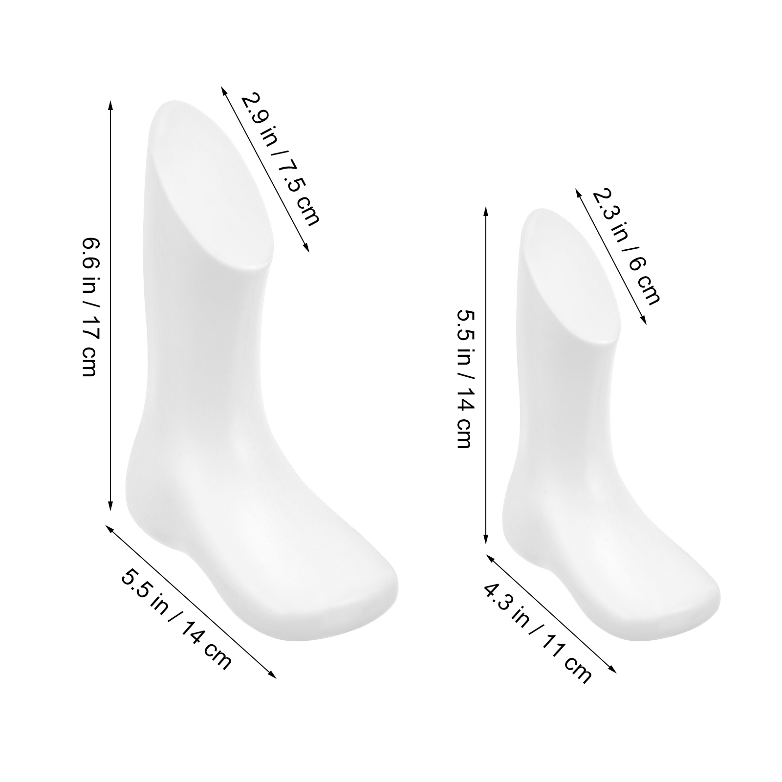 4pcs Baby Retail Foot Plastic  - огляд і ціна Baby Clothing Display Stand