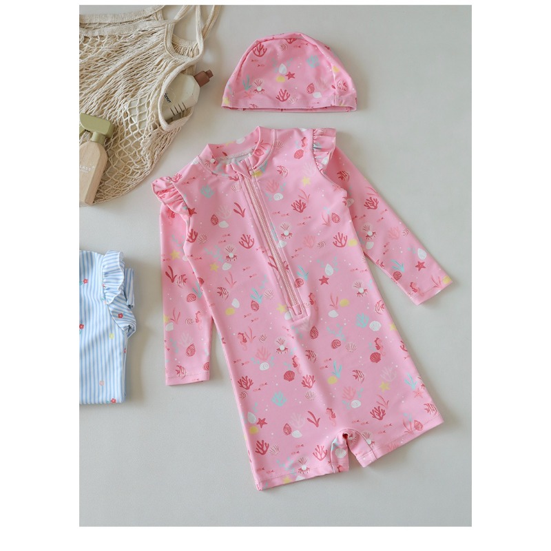 Toddler Kids Long Sleeve One-P - огляд і ціна Baby Swimwear Uv