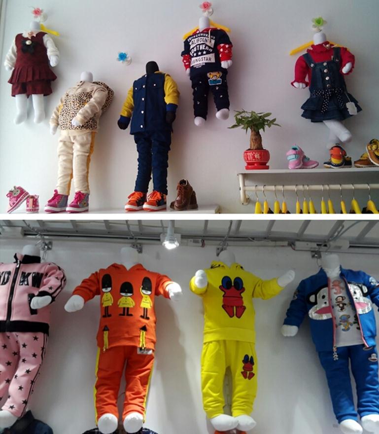 1pcs Height 85cm Boys Girls Un - огляд і ціна Baby Clothing Display Stand