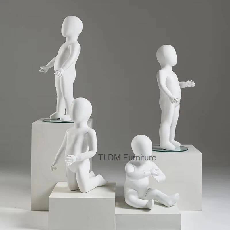Children's Mannequins Matte Wh - огляд і ціна Baby Clothing Display Stand