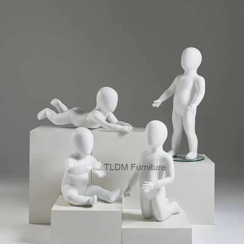 Children's Mannequins Matte Wh - огляд і ціна Baby Clothing Display Stand