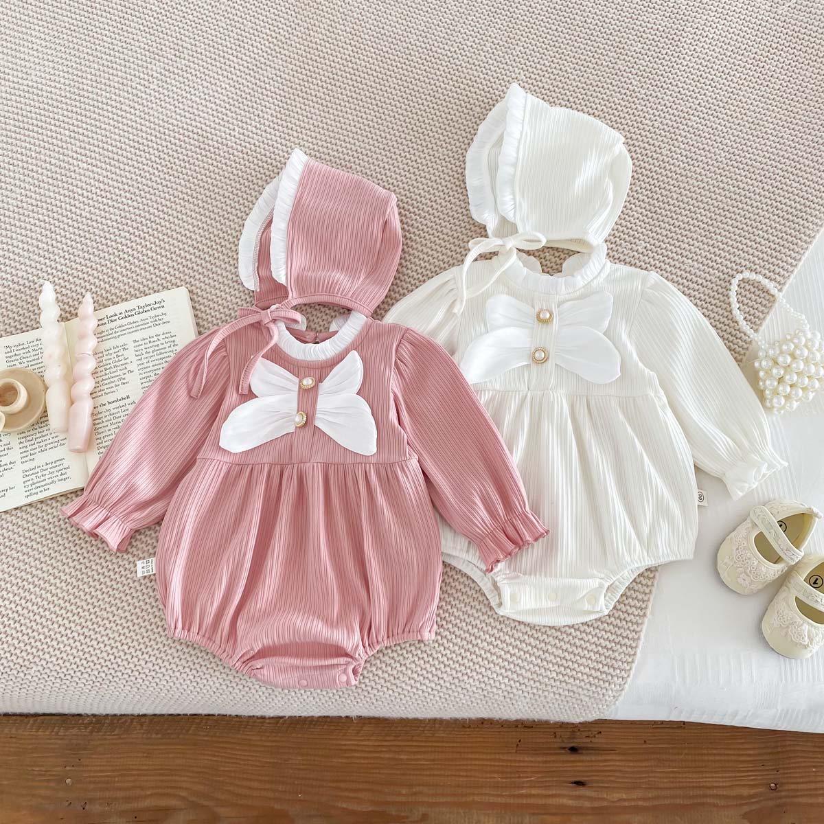 Autumn  Baby Romper with Hat B - огляд і ціна Baby Clothing Display Stand